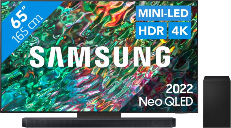 Samsung Neo QLED 65QN90B (2022) + Soundbar televisie