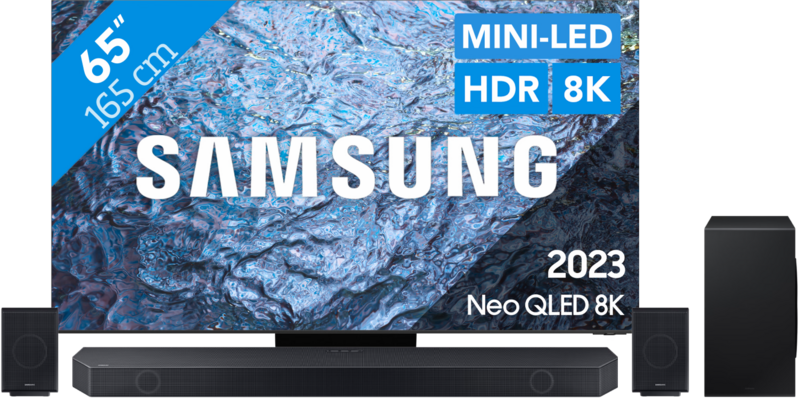 Samsung Neo QLED 8K 65QN900C (2023) + Soundbar televisie